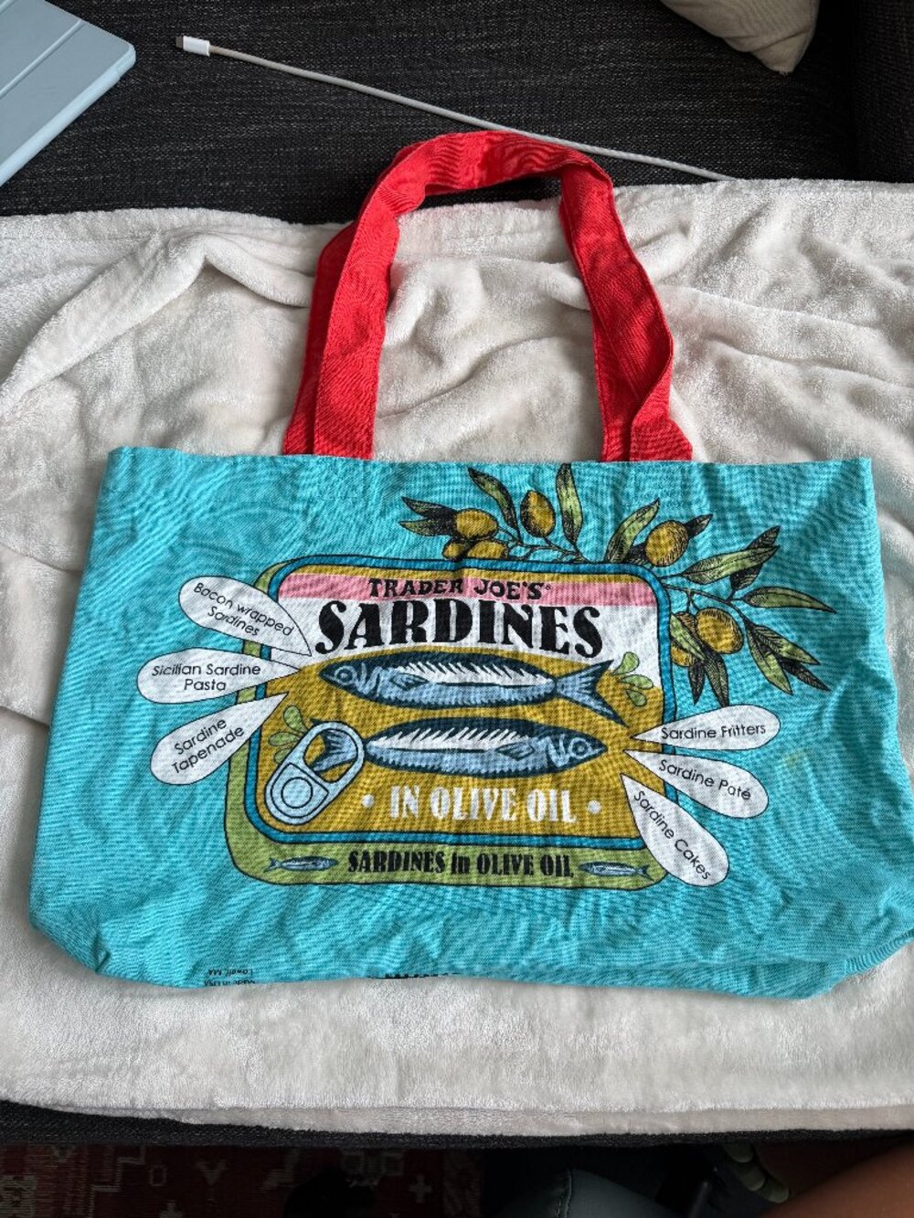 Sardine Trader Joes Tote
